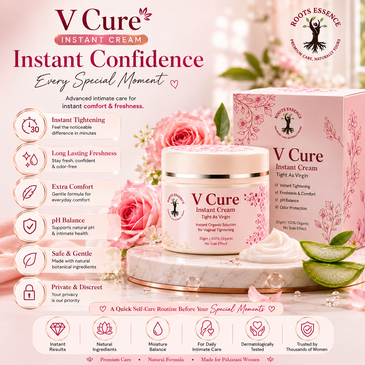 V Cure Instant Cream