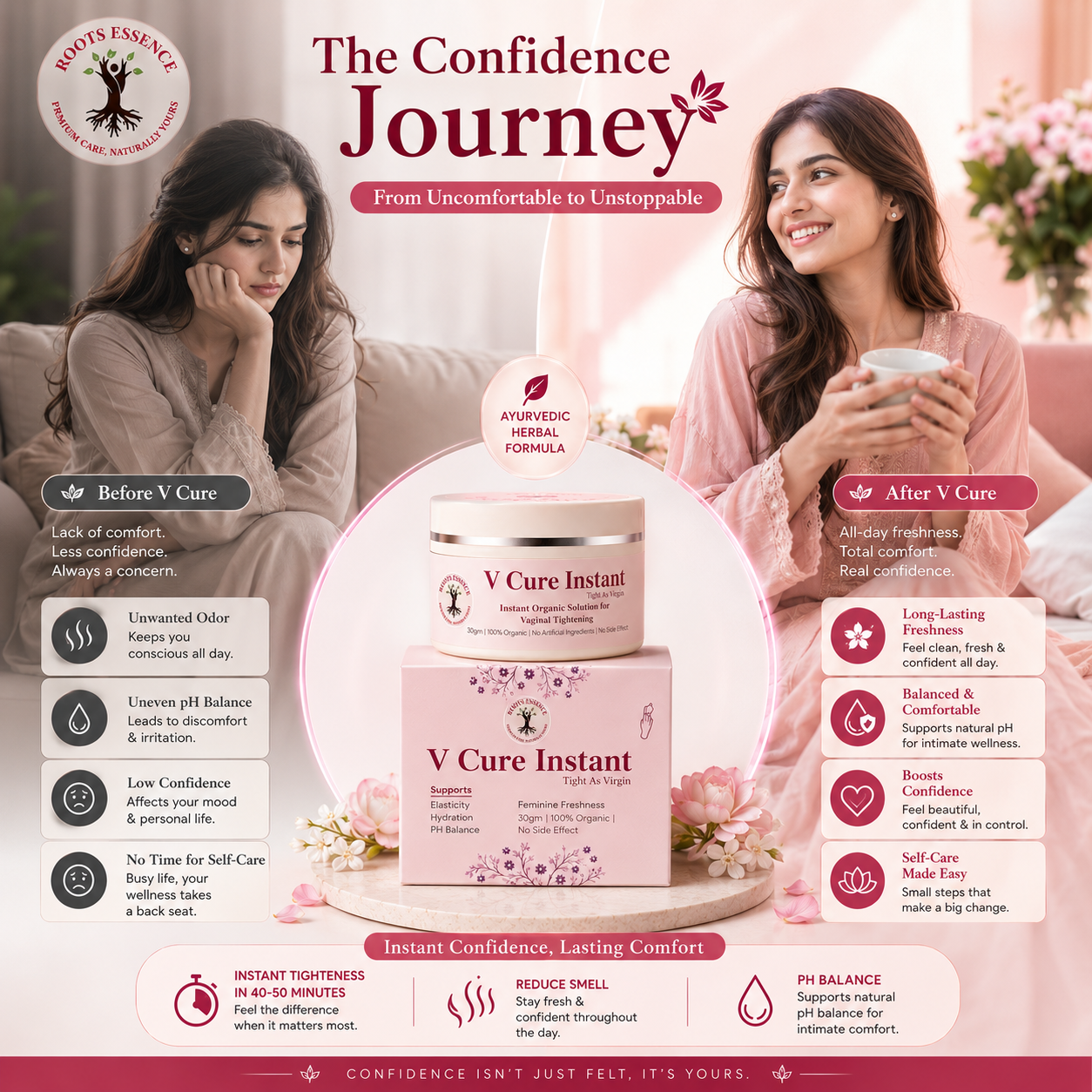 V Cure Instant Cream